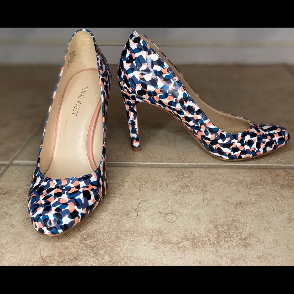 Paint Speckled Heels